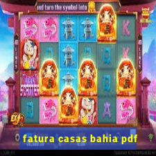 fatura casas bahia pdf